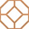 Ekena Millwork 33W x 33H x 14T Small Cameron Decorative Fretwork Wood Ceiling Panels, Cherry CELW33X33X0250CAMCH - alternate 7